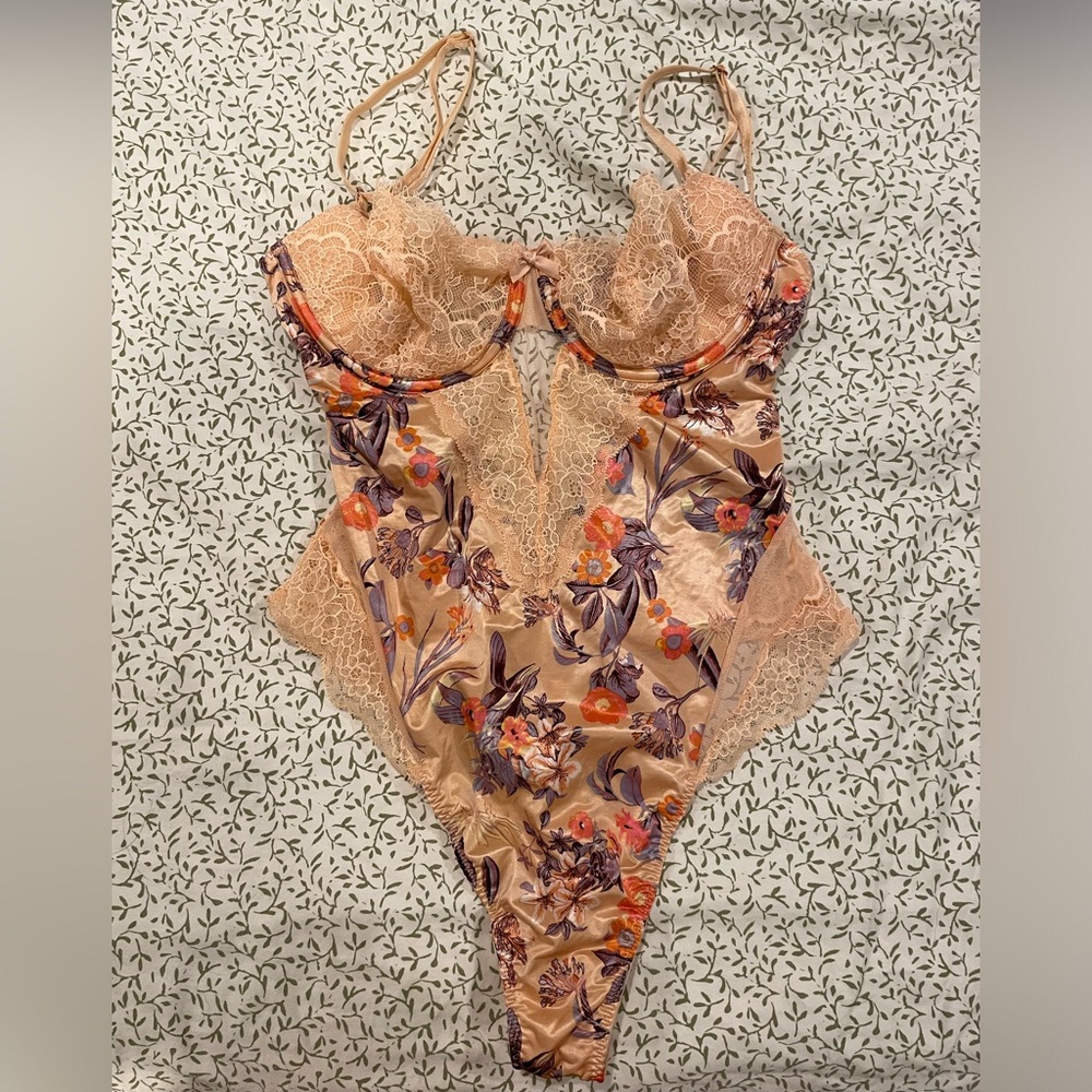 Victoria’s Secret Lacey floral body suit